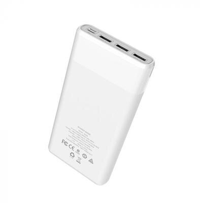 HOCO Powerbank 3x USB 30.000mAh - Wit (B35EW)