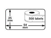 Huismerk DYMO 11352 / S0722520 Labels (54x25mm) Verwijderbaar