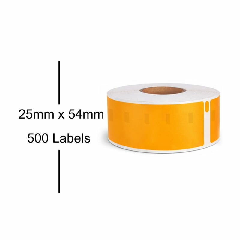 Dynamo labels 11352 oranje