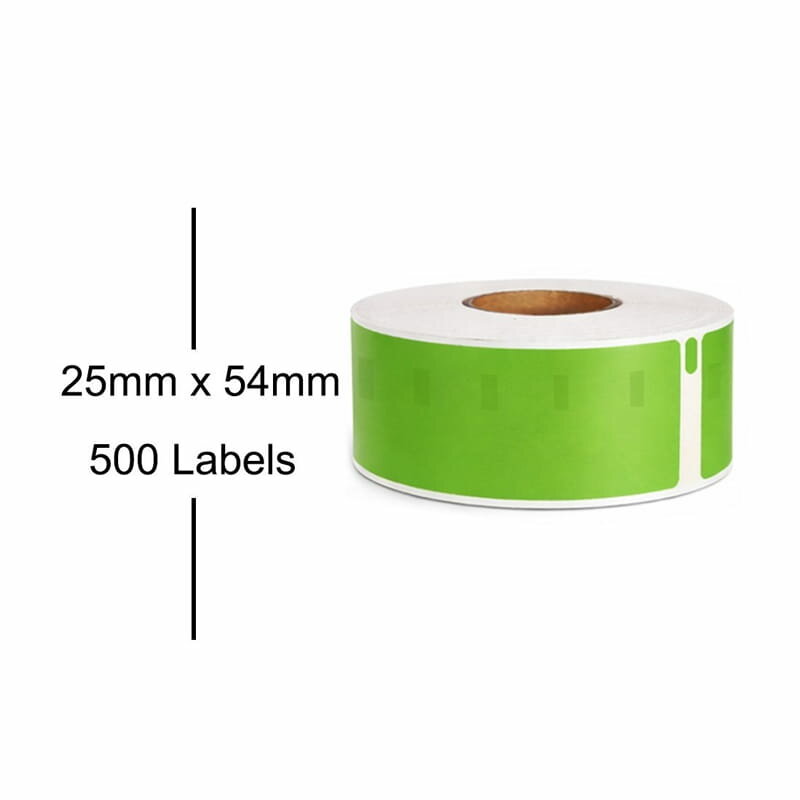 Dymo labels 11352 groen