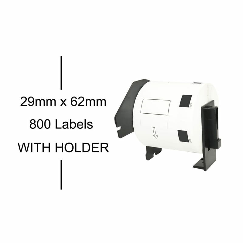 Brother DK-11209 Labels (62x29mm)
