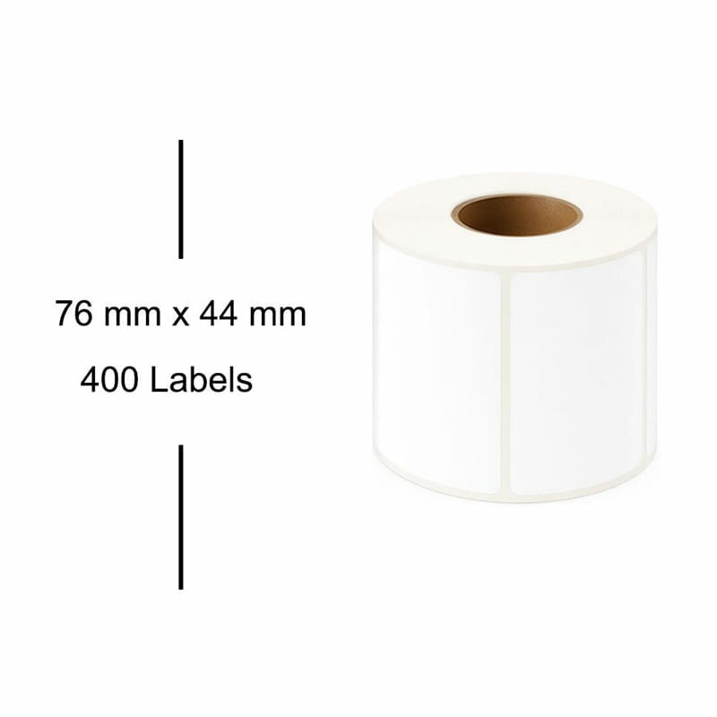 Brother BDE-1J044076-066 Labels, 76mmx44mm 400 Labels