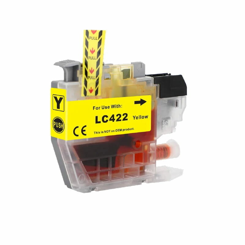 Brother LC-422XLY inktcartridge geel 