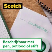 Plakband Scotch Magic 810 19mmx33m Onzichtbaar mat