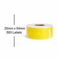 Dymo 11352 labels geel 