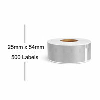 Dymo 11352 labels zilver 