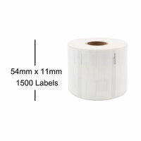 DYMO 11351 / S0722510 kunststof Labels (54x11mm)