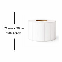 Brother BDE-1J026076-102  Labels, 76mmx26mm 1.900 Labels