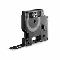 DYMO D1 40921/S0720750 Labeltape 9mm Wit op Zwart