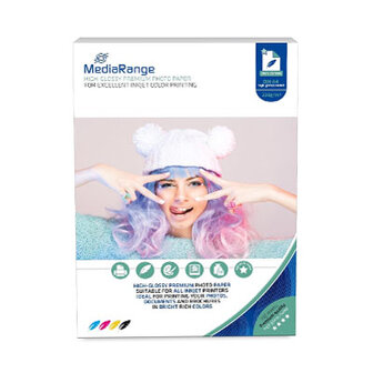 MediaRange Foto Papier High Glossy A4, 220 gr/m2, 100 Vel