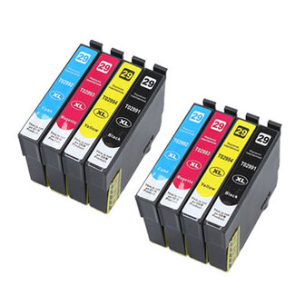 Huismerk Epson 29XL Inktcartridges Multipack 8-Pack