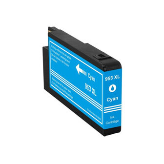 Huismerk HP Nr. 953XL (F6U16AE) Inktcartridge Cyaan Hoge Capaciteit (met chip)