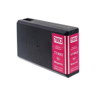 Huismerk Epson T7893XL (79XXL) (C13T789340) Inktcartridge Magenta Extra Hoge Capaciteit