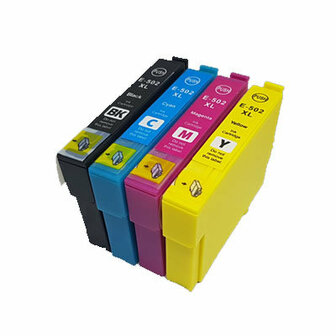 Huismerk Epson 502XL Inktcartridges Multipack 4-Pack Hoge Capaciteit