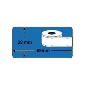 Huismerk DYMO 99010 / S0722370 Labels Blauw (89x28mm)