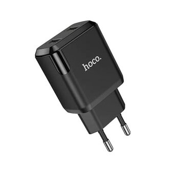 Hoco Duo-Poort oplader Zwart (N7W)