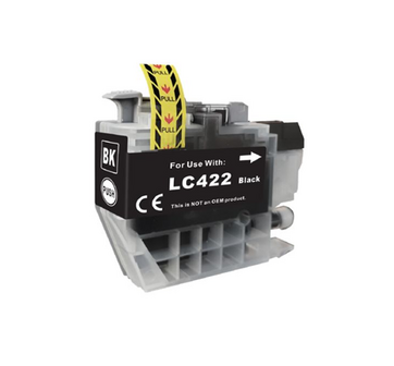 Brother LC-422XLBK inktcartridges zwart