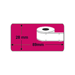 Huismerk DYMO 99010 / S0722370 Labels Paars (89x28mm)