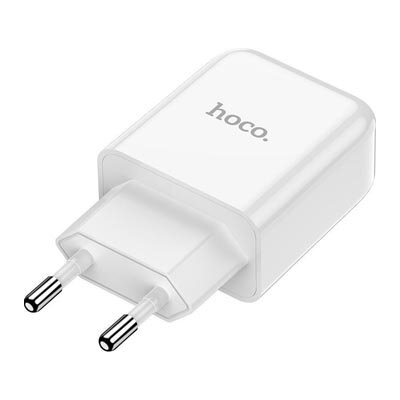 Hoco Compacte USB Oplader Wit (N2W)