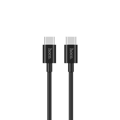 HOCO X23 USB-C naar USB-C 3.0A PD Snellader kabel 1 mtr - zwart (X23CCB)