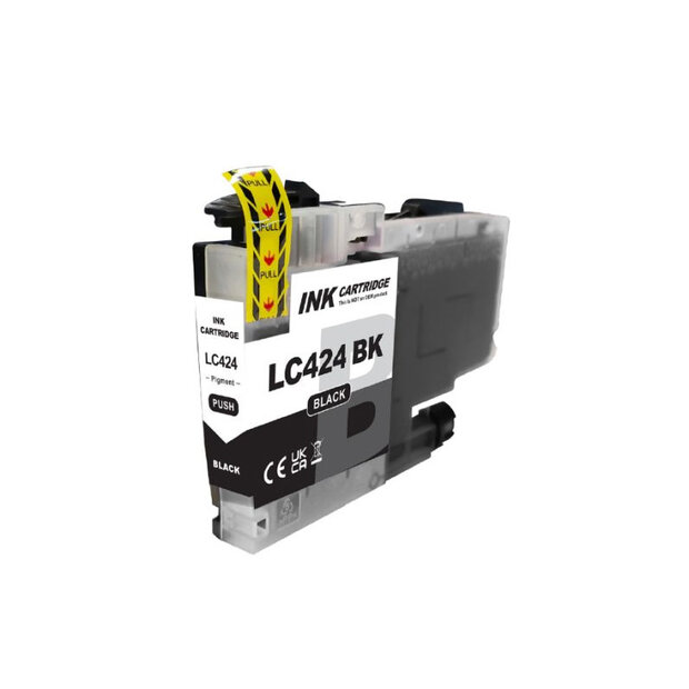 Brother LC-424 cartridge zwart