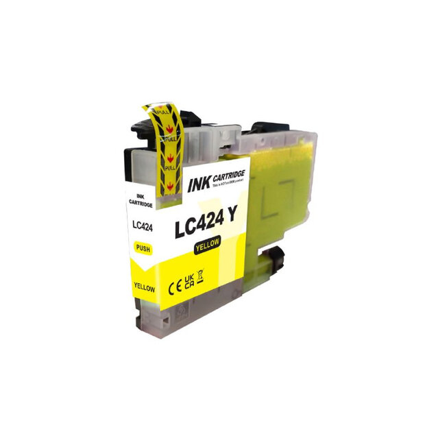 Brother LC-424Y inktcartridge geel