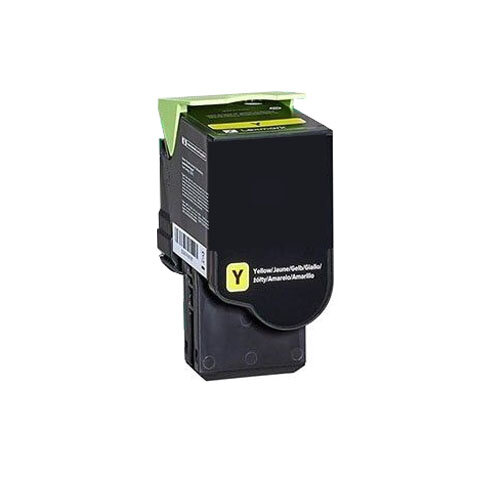 Lexmark 74C20YE toner geel hoge capaciteit 
