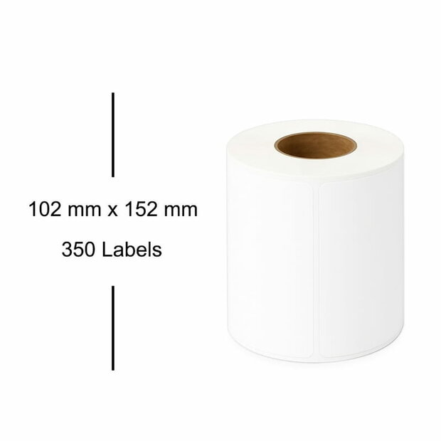 Brother BDE-1J152102-102 Labels, 102mmx152mm 350 Labels