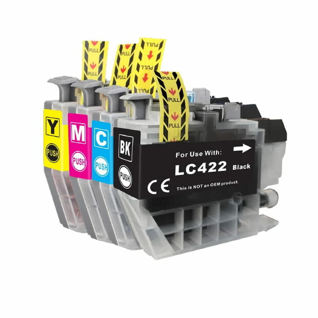 Brother LC-422XL Multipack inktcartridges 4 kleuren 