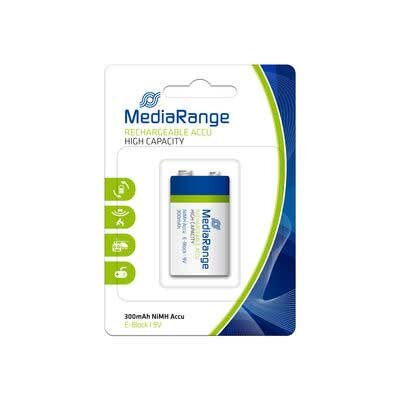 MediaRange Premium Batterij EBLOCK (1) 9V HR22/6LR61 9Volt