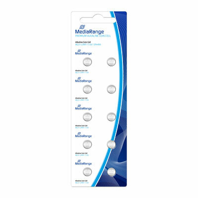 MediaRange Premium Alkaline Knoopcel Batterij LR41 AG3 1,5V (10 stuks)
