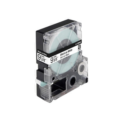Huismerk Epson LC-3WBN9 (C53S624402) Tape Zwart Op Wit 9 mm.