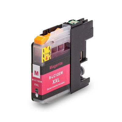 Huismerk Brother LC-12E Inktcartridge Magenta