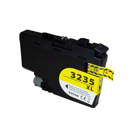 Huismerk Brother LC-3235 XL Inktcartridge Geel