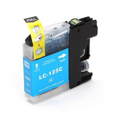 Huismerk Brother LC-125 XL Inktcartridge Cyaan