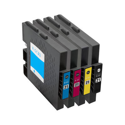 Huismerk Ricoh GC-21 Inktcartridges Multipack 4-Pack