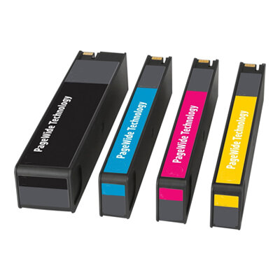 Huismerk HP 973X Inktcartridges Multipack (zwart + 3 kleuren)