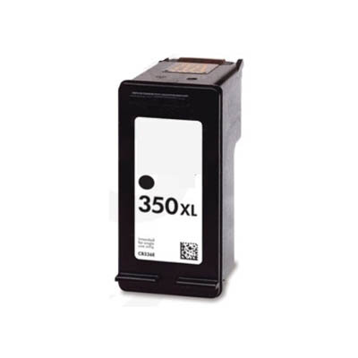 Huismerk HP 350XL (CB336EE) Inktcartridge Zwart