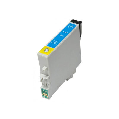 Huismerk Epson T0482 Inktcartridge Cyaan