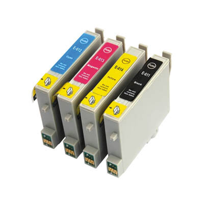 Huismerk Epson T0615 Inktcartridges Multipack (zwart + 3 kleuren)