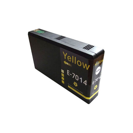 Huismerk Epson T7014 Inktcartridge Geel