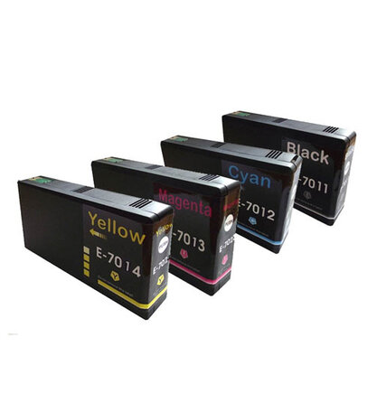 Huismerk Epson T7015 Inktcartridges Multipack (zwart + 3 kleuren)