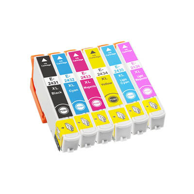 Huismerk Epson 24XL (T2438) Inktcartridges Multipack (zwart + 5 kleuren)
