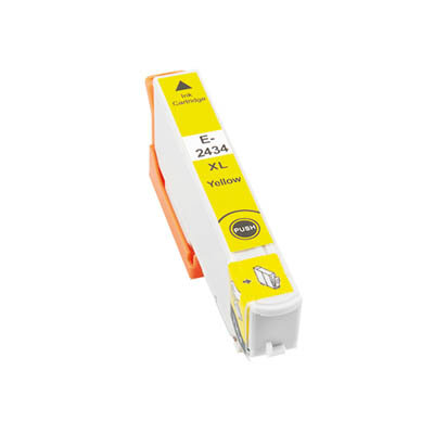 Huismerk Epson 24XL (T2434) Inktcartridge Geel