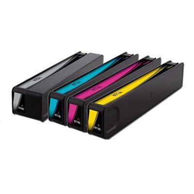 Huismerk HP 970XL/971XL Inktcartridges Multipack (zwart + 3 kleuren)