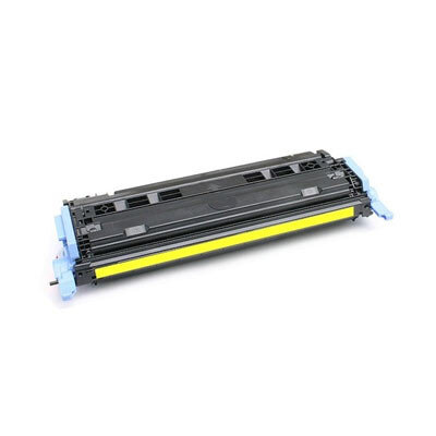 Huismerk HP 124A (Q6002A) Toner Geel