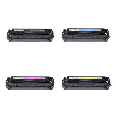 Huismerk HP 125A (CB540A-CB543A) Toners Multipack (zwart + 3 kleuren)