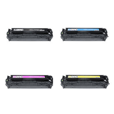 Huismerk HP 125A (CB540A-CB543A) Toners Multipack (zwart + 3 kleuren)