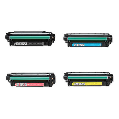 Huismerk HP 504X (CE250X-CE253A) Toners Multipack (zwart + 3 kleuren)