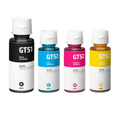 Huismerk HP GT51/GT52 Inktcartridges Multipack (zwart + 3 kleuren)